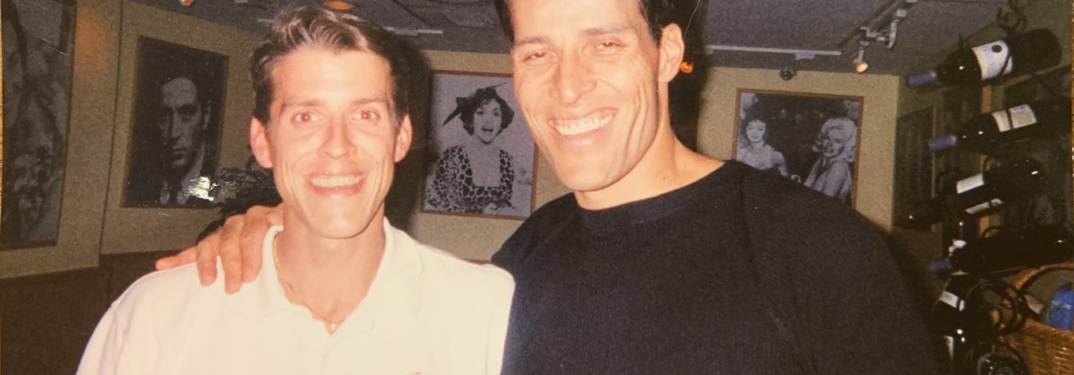 Tony Robbins Unleash the Power Within James and Tony in 1999